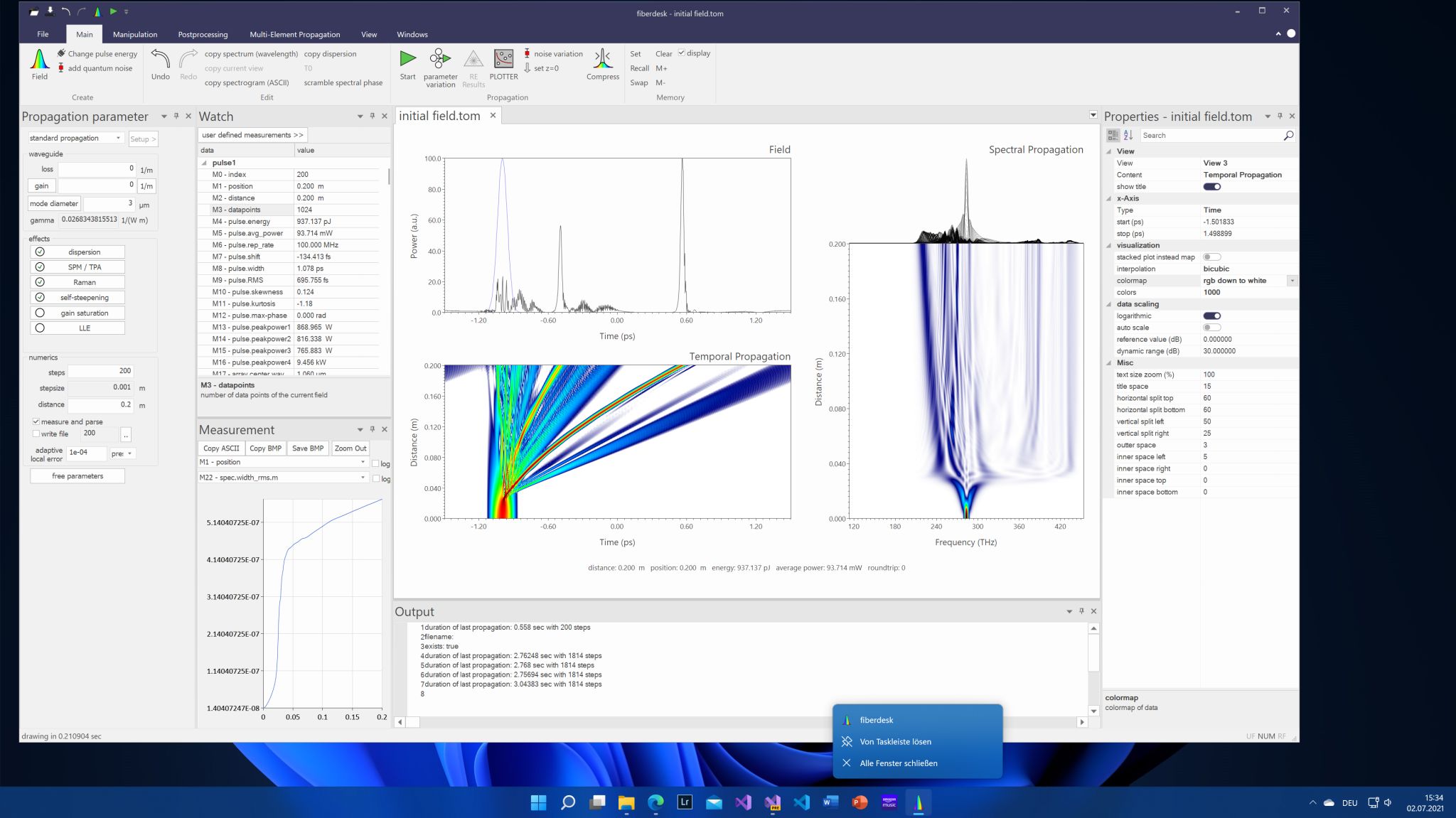 fiberdesk running on Windows